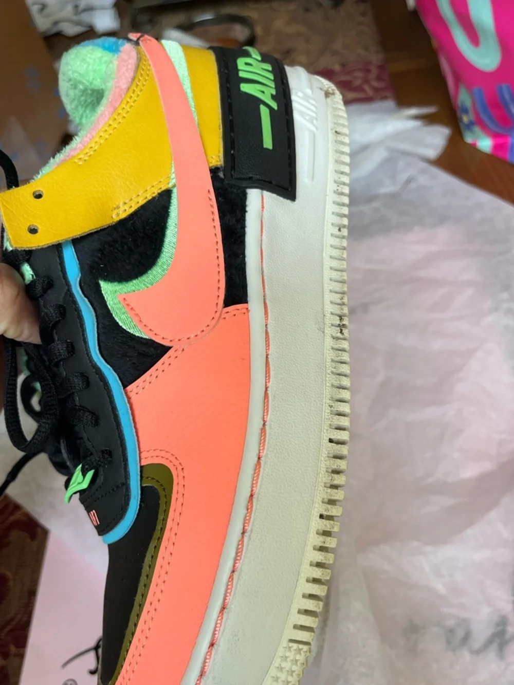 Nike Air Force 1 Shadow 8 Used need a little cleaning. - Picture 5 of 9